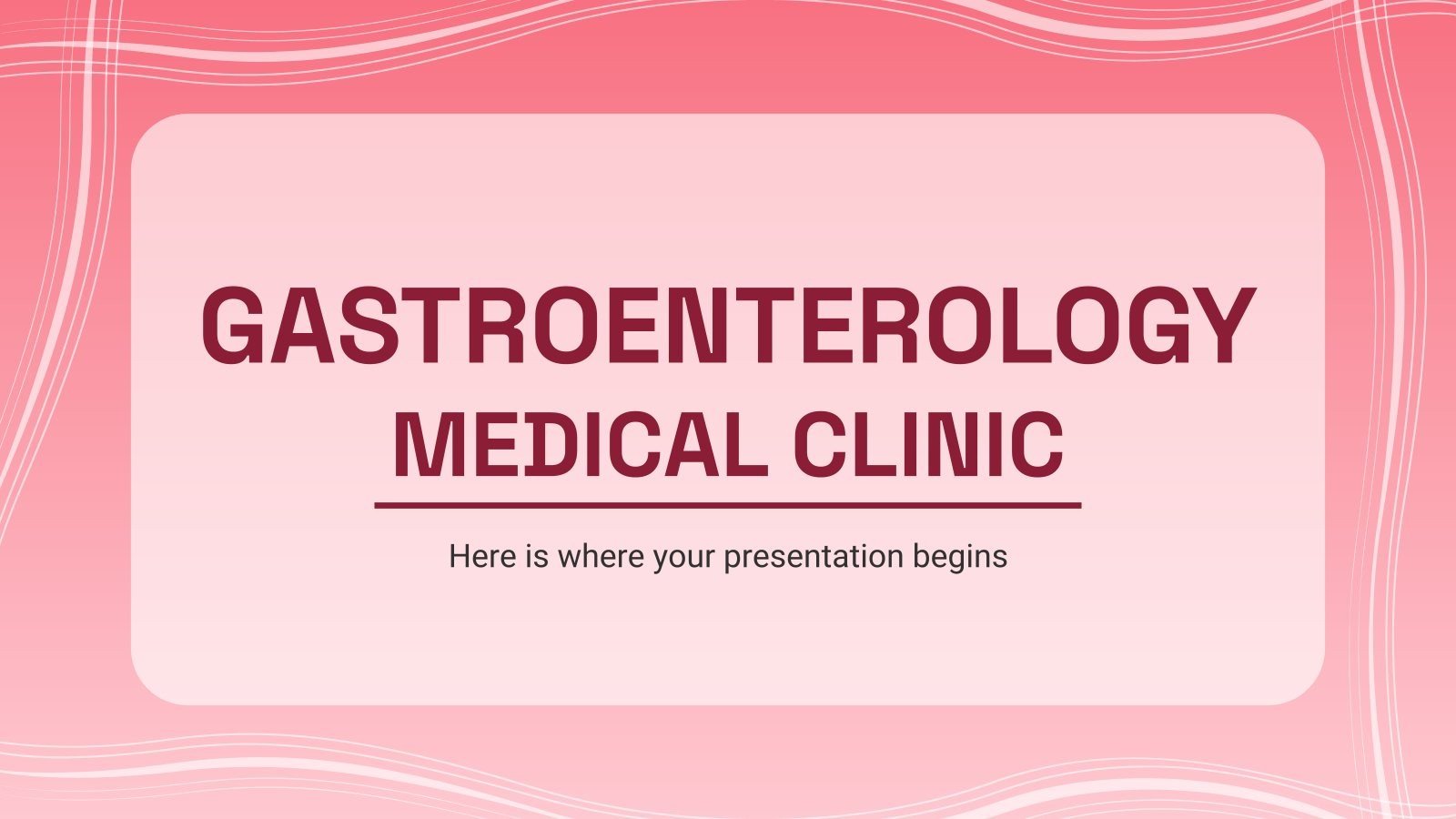 Clinique médicale de gastroentérologie Google Slides