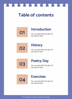 Aktivitäten zum Random Acts of Poetry Day Präsentationsvorlage