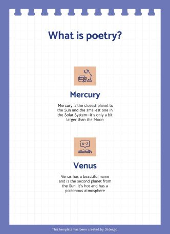 Aktivitäten zum Random Acts of Poetry Day Präsentationsvorlage