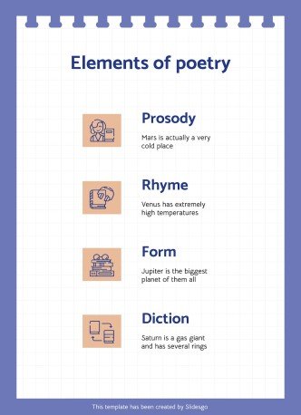 Aktivitäten zum Random Acts of Poetry Day Präsentationsvorlage