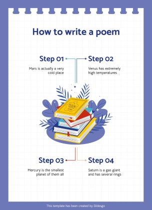 Aktivitäten zum Random Acts of Poetry Day Präsentationsvorlage