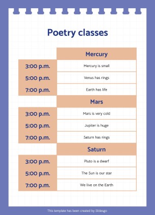 Aktivitäten zum Random Acts of Poetry Day Präsentationsvorlage