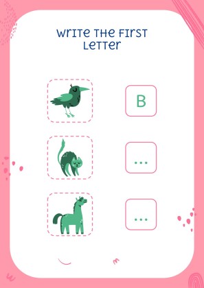 Wortschatzbuch für Pre-K Präsentationsvorlage