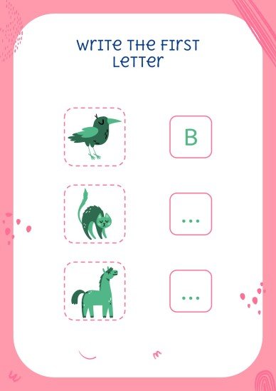 Wortschatzbuch für Pre-K Präsentationsvorlage