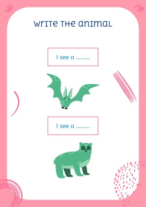 Wortschatzbuch für Pre-K Präsentationsvorlage