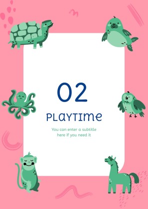 Wortschatzbuch für Pre-K Präsentationsvorlage