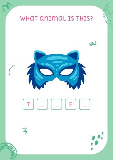 Wortschatzbuch für Pre-K Präsentationsvorlage