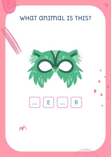 Wortschatzbuch für Pre-K Präsentationsvorlage