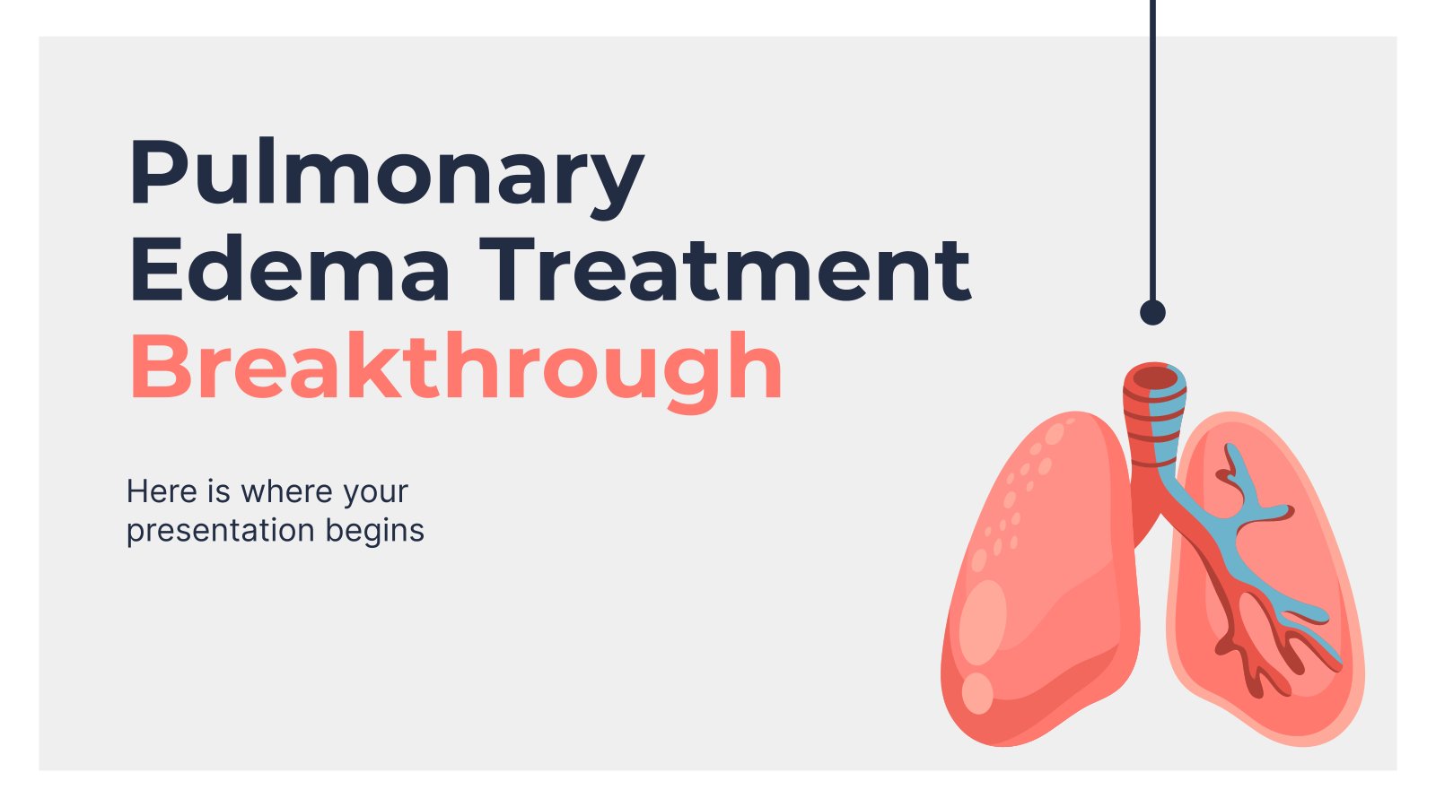 Modelo de apresentação Avanço no tratamento do edema pulmonar