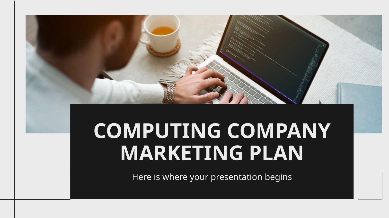 Computing Company Marketing Plan presentation template 