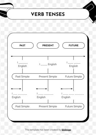 Language Arts for High School - 9th Grade: Grammar presentation template 