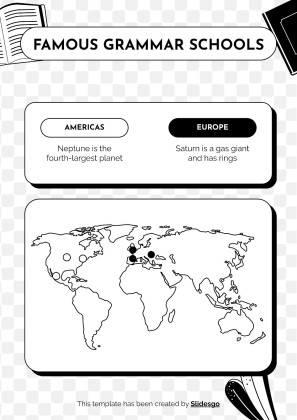 Language Arts for High School - 9th Grade: Grammar presentation template 