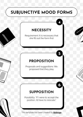 Language Arts for High School - 9th Grade: Grammar presentation template 