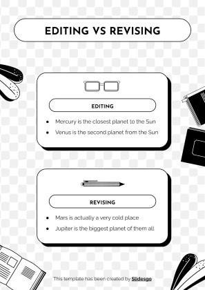 Language Arts for High School - 9th Grade: Grammar presentation template 