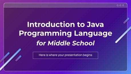 Modelos grátis sobre programação para o Google Slides e PPT