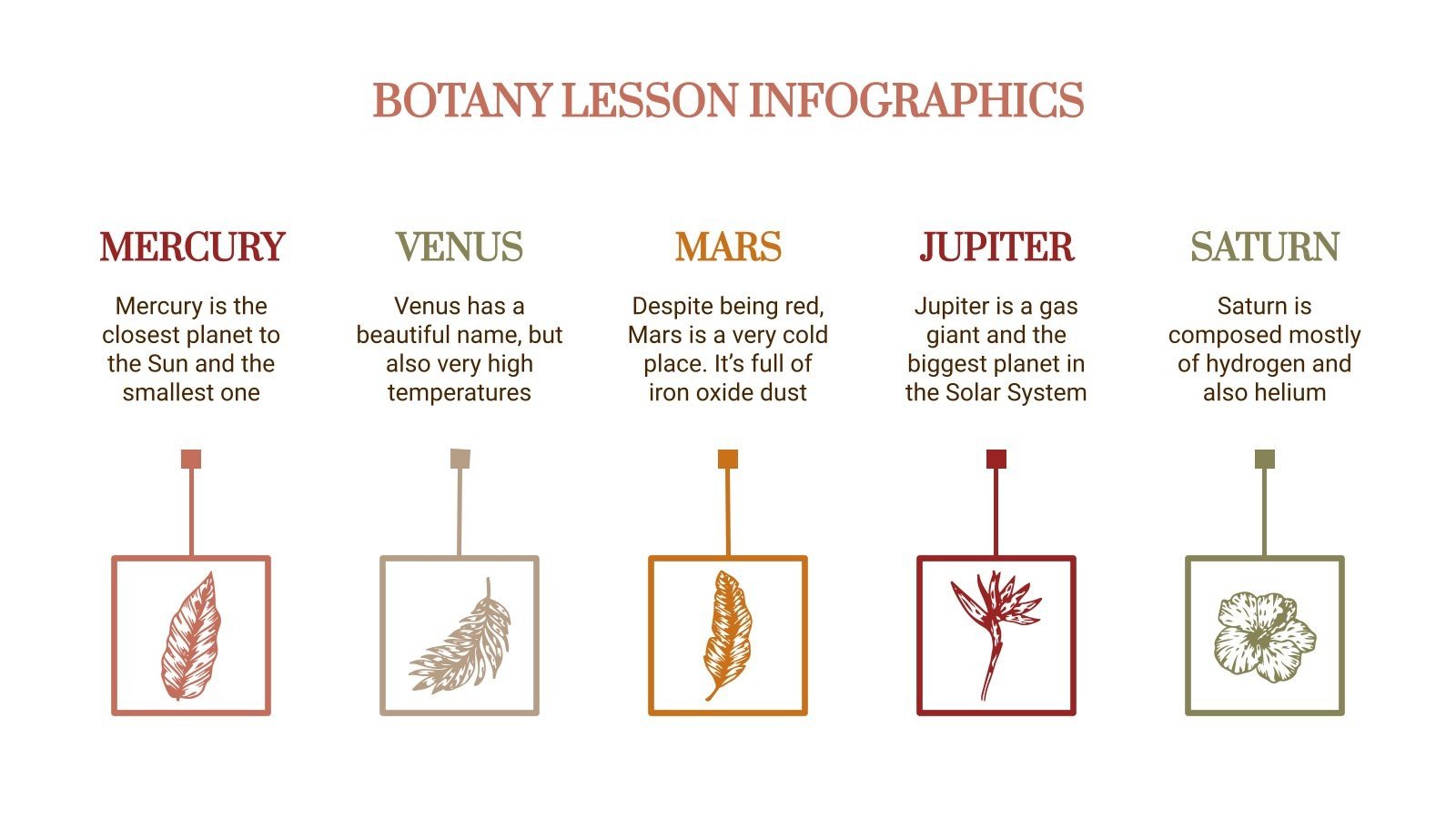 Botany Lesson Infographics Google Slides and PowerPoint
