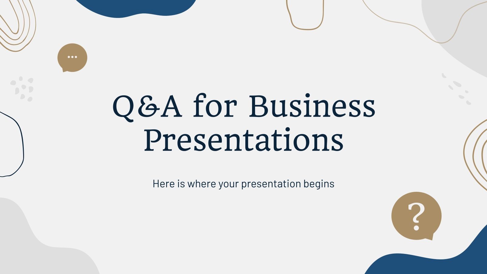 Q&A for Business Presentation Google Slides & PowerPoint