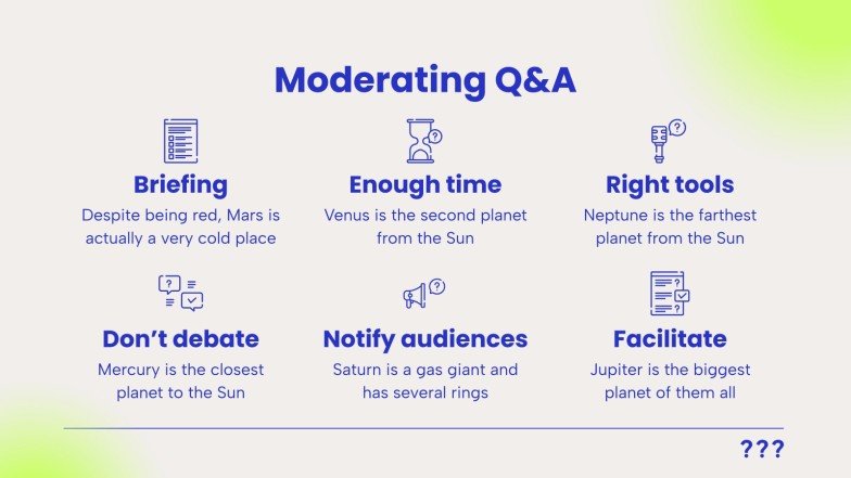 Handling Q&A Session Workshop | Google Slides & PPT