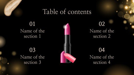 Lip Oil Brand Marketing Plan presentation template 