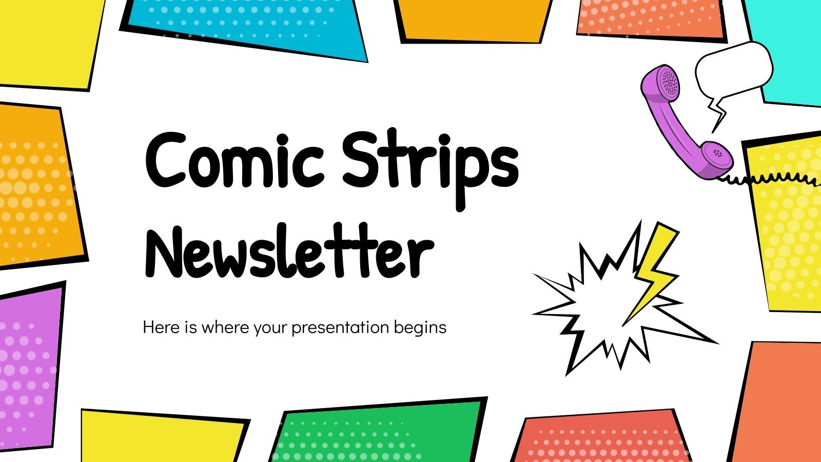 Free Google Slides & PPT templates related to Comic Books