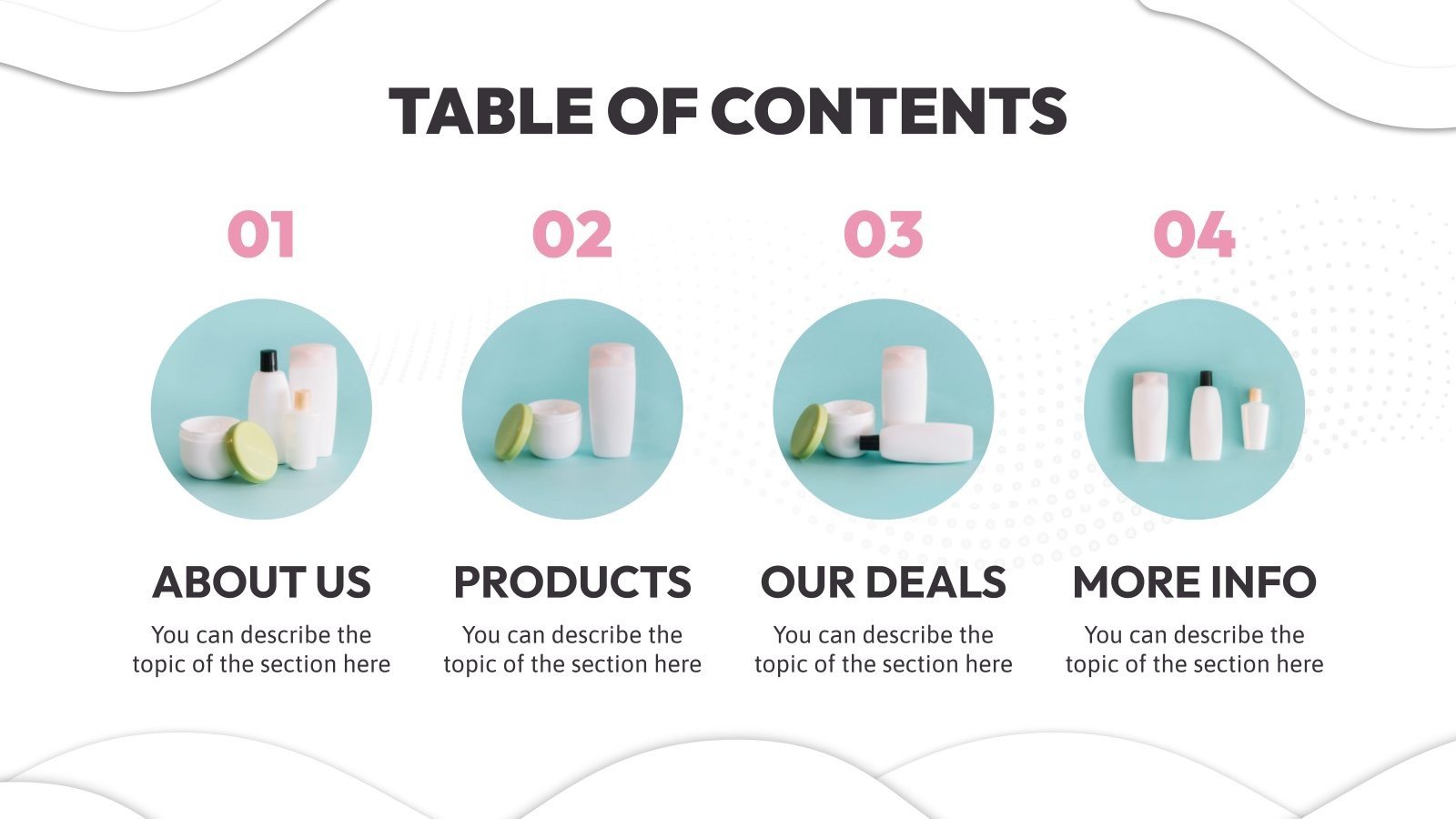 Shampoo Catalog Google Slides & PowerPoint