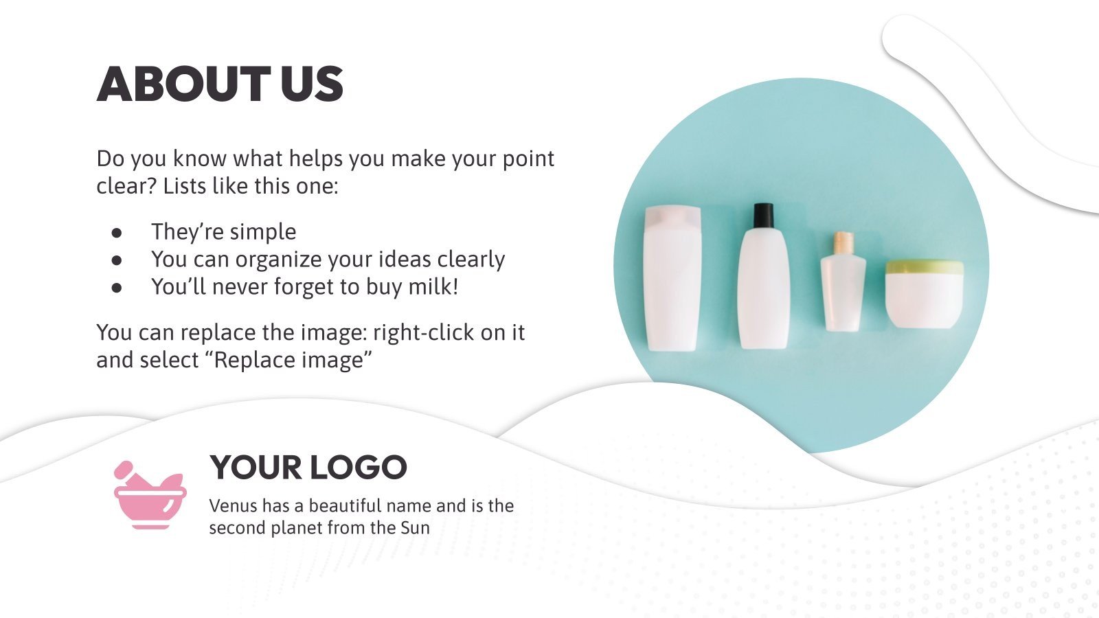 Shampoo Catalog Google Slides & PowerPoint