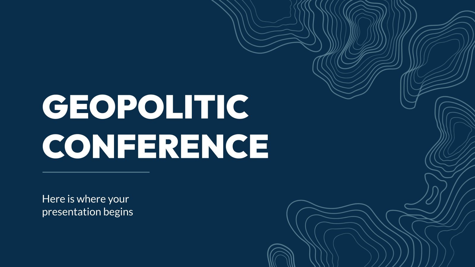 Geopolitic Conference Google Slides PowerPoint