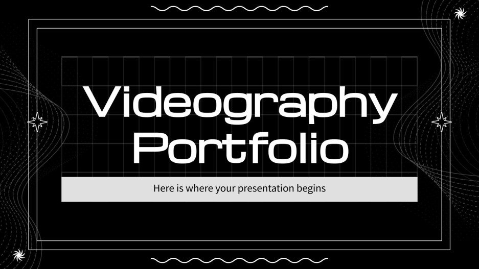 Videography Portfolio Google Slides & PowerPoint
