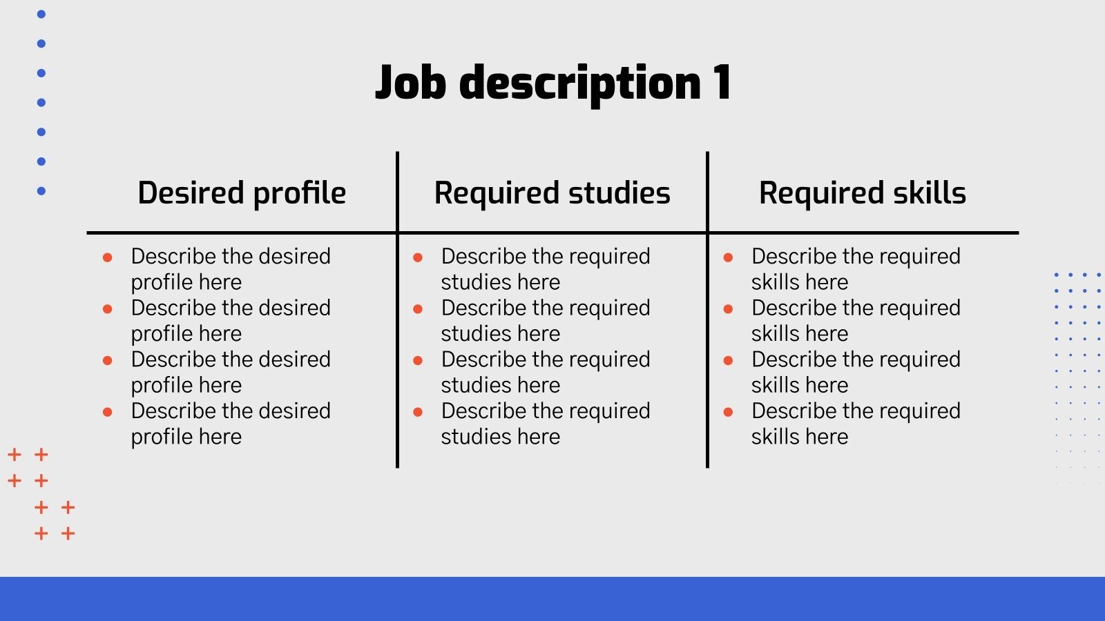 Quality Control Inspector Job Description | Google Slides