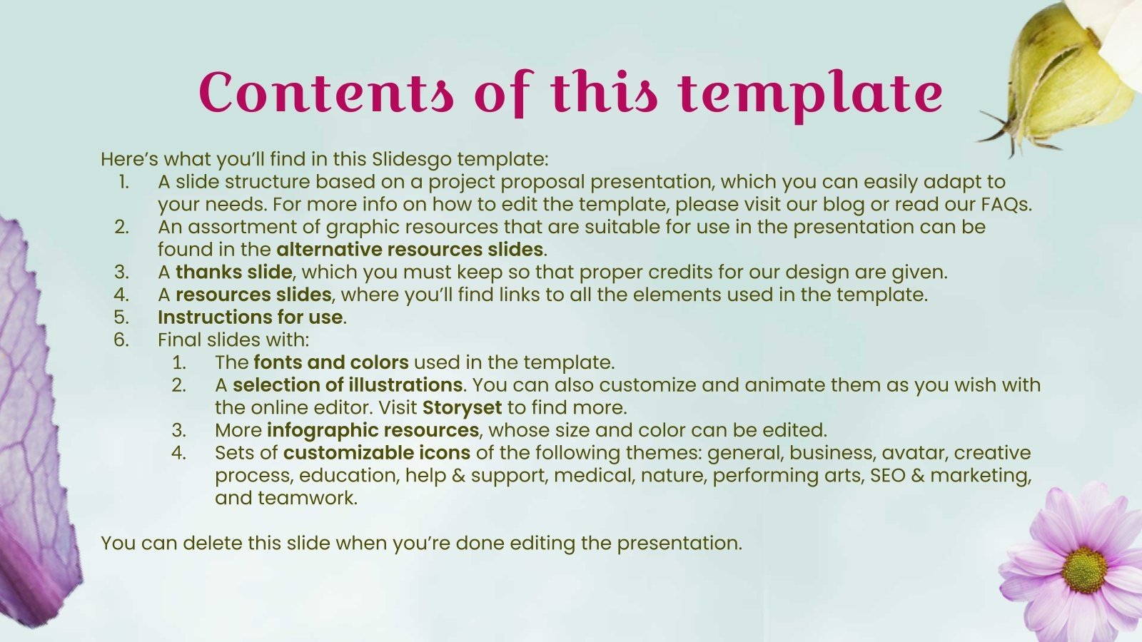 Online Project Proposal Google Slides & PPT