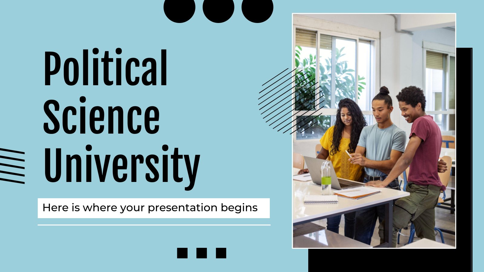 Political Science University presentation template 