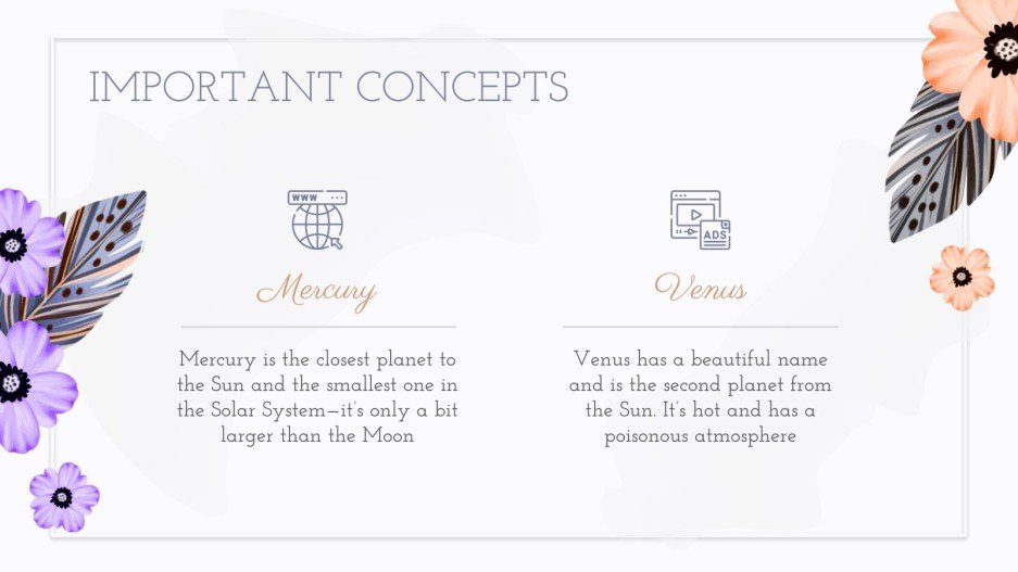 Elegant Watercolor Flower Social Media Planner