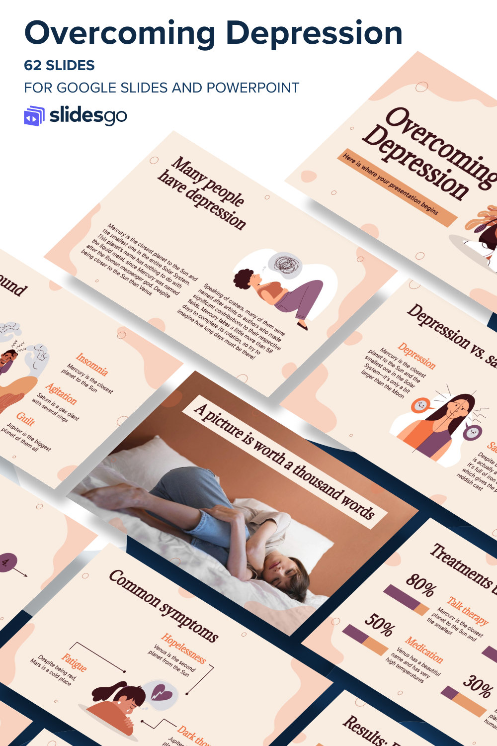 Overcoming Depression | Google Slides & PowerPoint