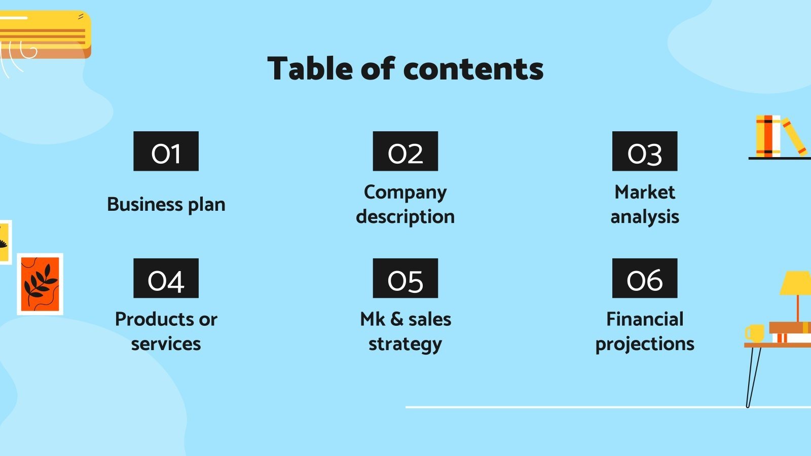 Airconditioning Business Plan Google Slides & PPT