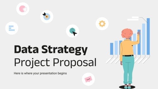 Data Strategy Project Proposal presentation template 