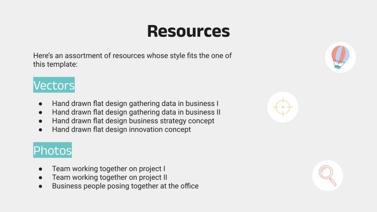 Data Strategy Project Proposal presentation template 