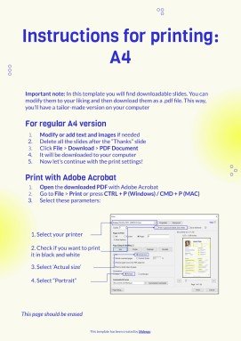 Braille Teacher CV presentation template 