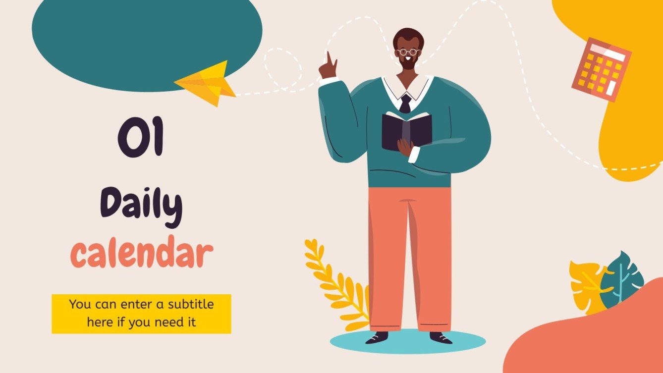 Teacher Planner Google Slides & PowerPoint template