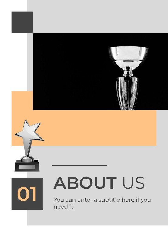Trophy and Awards Catalog Google Slides & PowerPoint