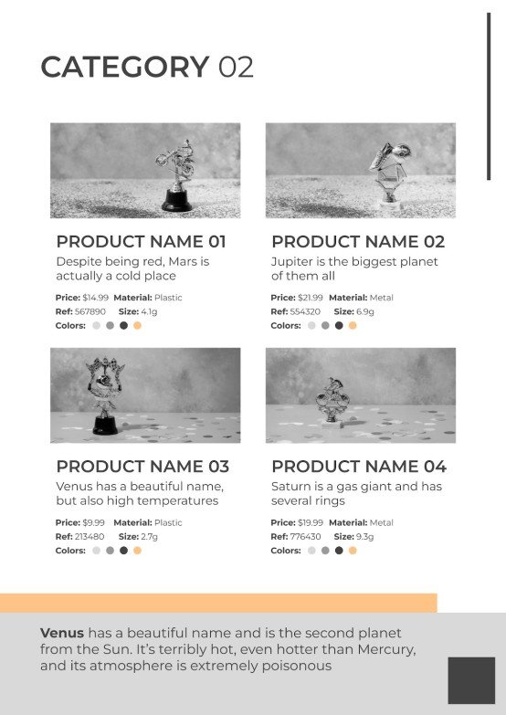 Trophy and Awards Catalog Google Slides & PowerPoint