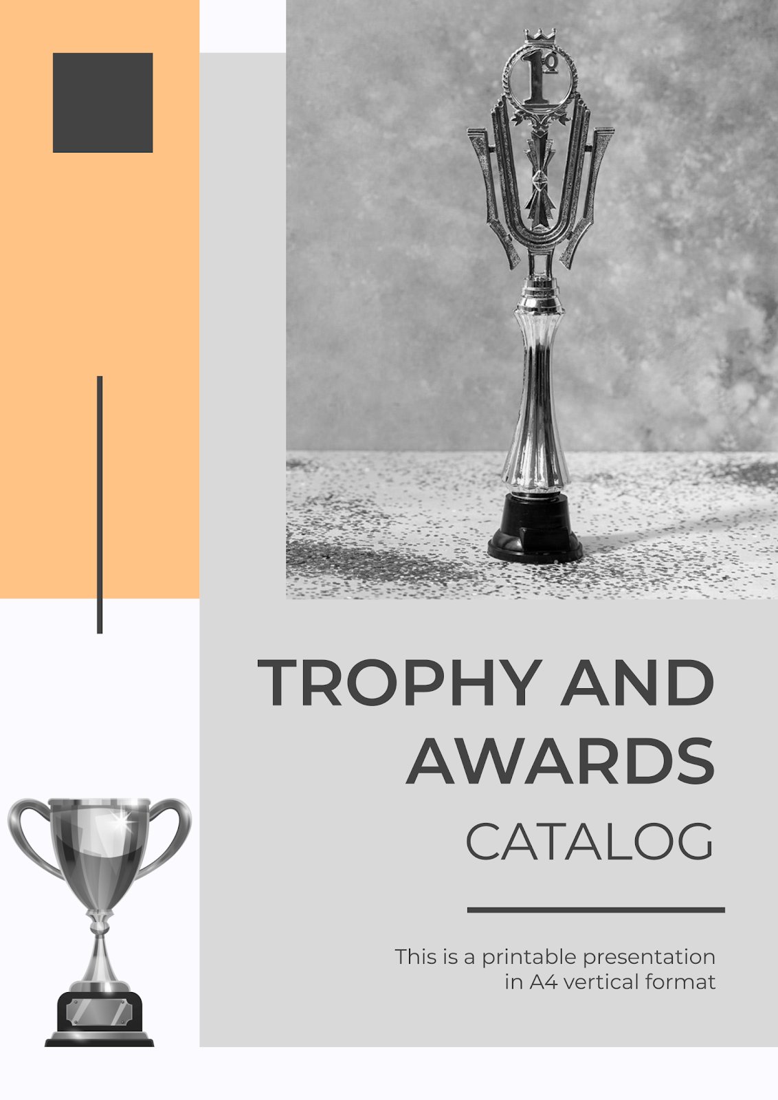 Trophy and Awards Catalog Google Slides & PowerPoint