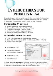인쇄할 수 있는 기본 쇼핑 목록 테마 프레젠테이션 템플릿