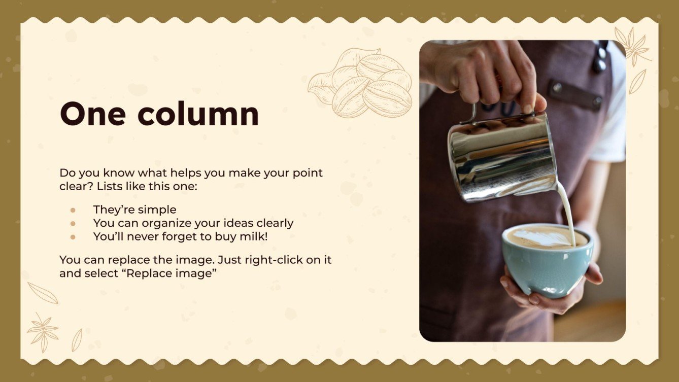 Cafeteria Business Plan Google Slides & PPT