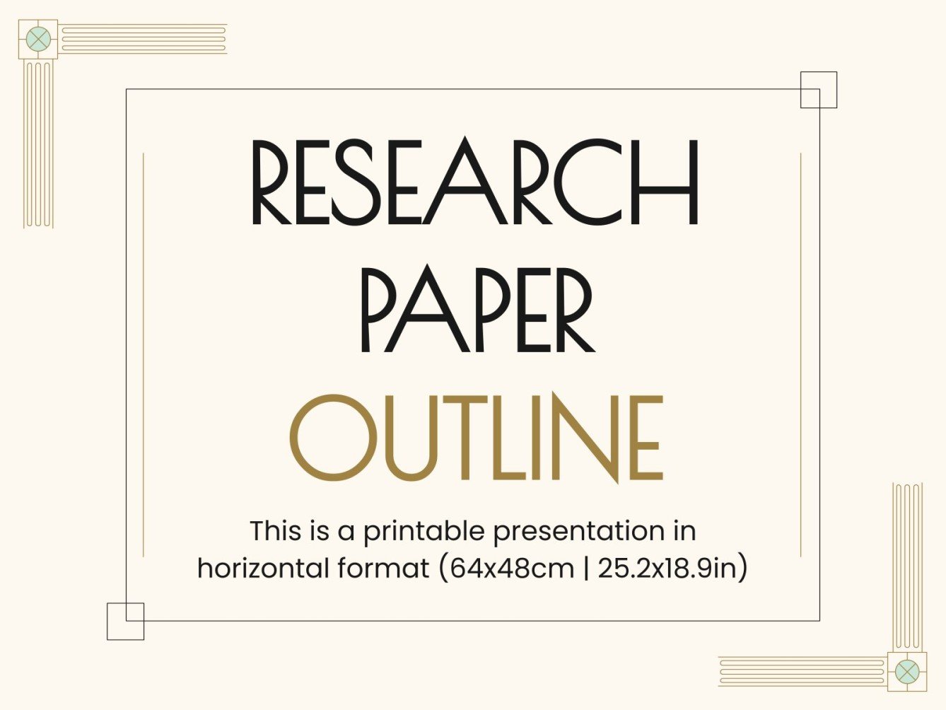 Research Paper Outline | Google Slides & PPT