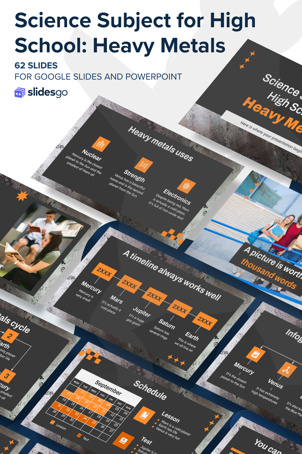 Science for High School Heavy Metals Google Slides