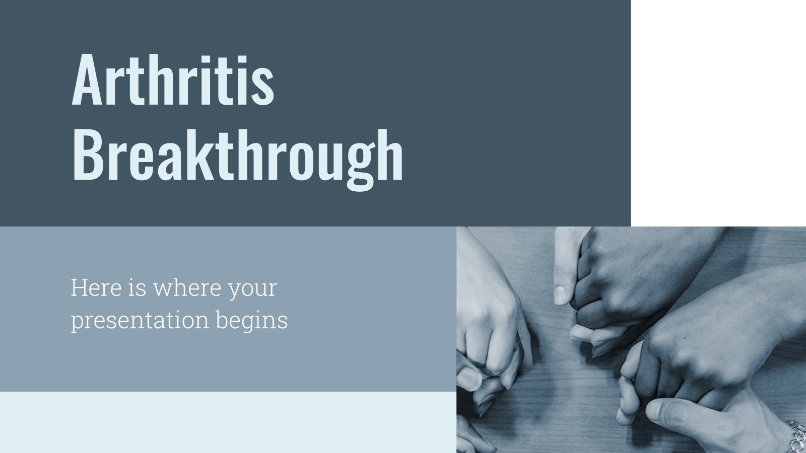 Arthritis Breakthrough Template for Google Slides & PPT