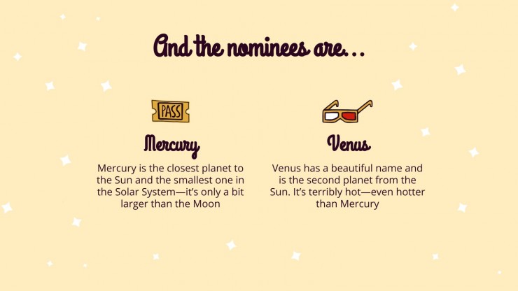 The Golden Figurine Goes To... presentation template