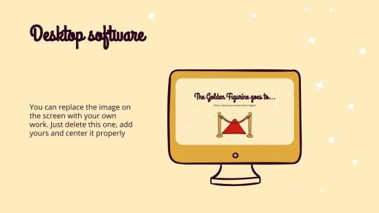 The Golden Figurine Goes To... presentation template