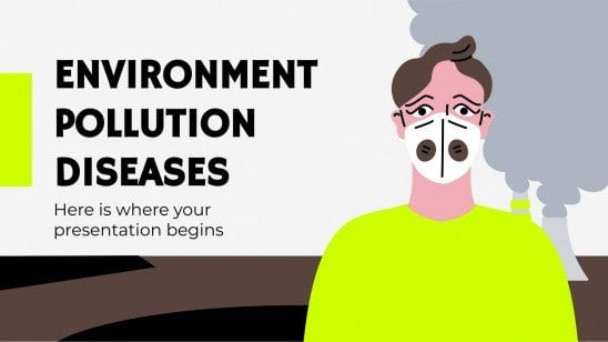 Maladies pollution environnement Modèles de présentation