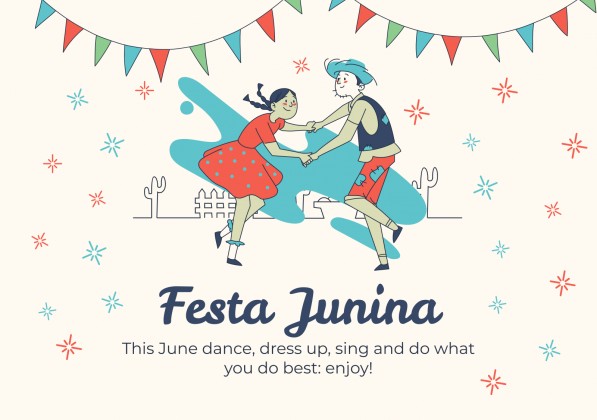 Plantilla de presentación Tarjetas de felicitación con doodles